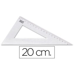 Cartabon liderpapel 20 cm plastico cristal