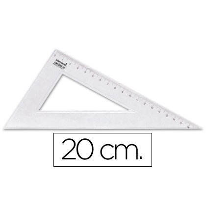 Cartabon liderpapel 20 cm plastico cristal