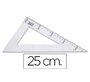 Cartabon liderpapel 25 cm plastico cristal