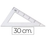 Cartabon liderpapel 30 cm plastico cristal
