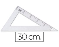 Cartabon liderpapel 30 cm plastico cristal
