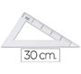 Cartabon liderpapel 30 cm plastico cristal