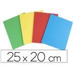 Caucho liderpapel 25x20 cm bolsa de 4 unidades colores surtidos