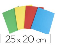 Caucho liderpapel 25x20 cm bolsa de 4 unidades colores surtidos
