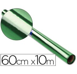 Papel celofan liderpapel rollo verde 0,60 x 10 mt