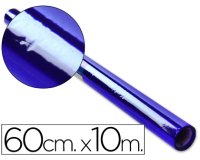 Papel celofan liderpapel rollo azul 0,60 x 10 m