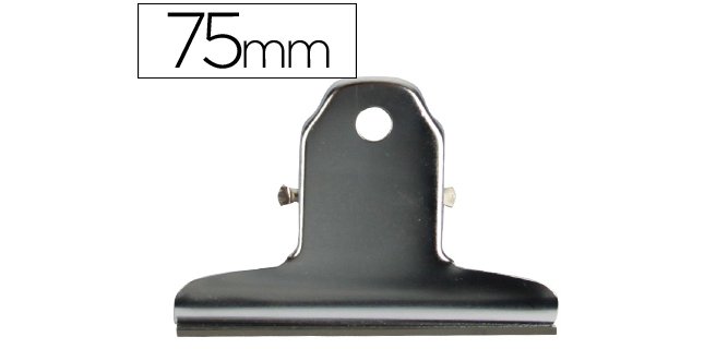 Pinza metalica q-connect 75 mm