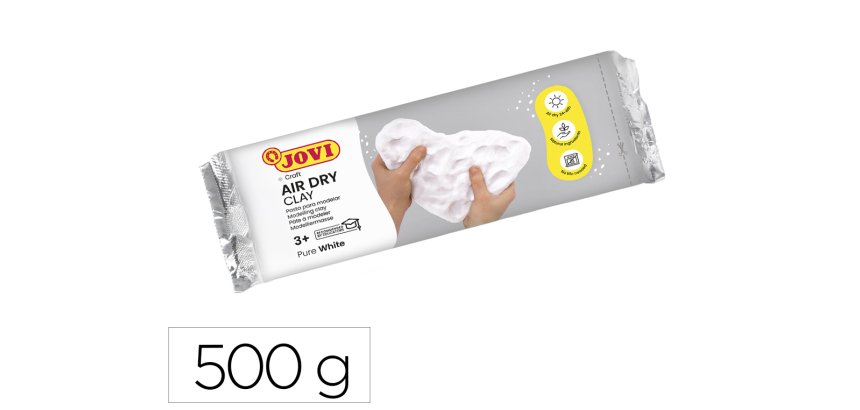 Pasta para modelar jovi 500 g color blanco