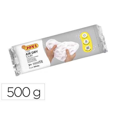 Pasta para modelar jovi 500 g color blanco