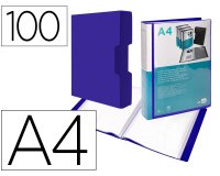 Carpeta liderpapel personaliza 100 fundas polipropileno din a4 con cajetin