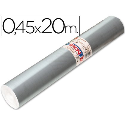 Rollo adhesivo Aironfix especial plata