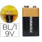 Pila duracell alcalina plus LR61 de 9v blister con 1 unidad