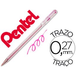 Boligrafo pentel bk-77 p rosa