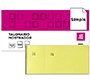 Talonario liderpapel mostrador 50x110 mm tl07 amarillo con matriz