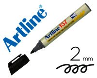 Rotulador artline pizarra ek-157 negro punta redonda 2 mm