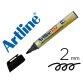 Rotulador artline pizarra ek-157 negro -punta redonda 2 mm