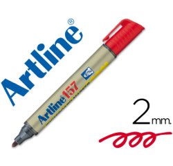 Rotulador artline pizarra ek-157 rojo punta redonda 2 mm
