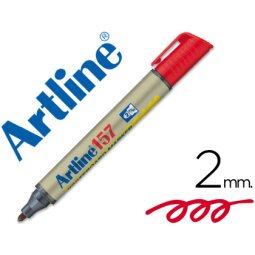 Rotulador artline pizarra ek-157 rojo punta redonda 2 mm