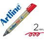 Rotulador artline pizarra ek-157 rojo punta redonda 2 mm