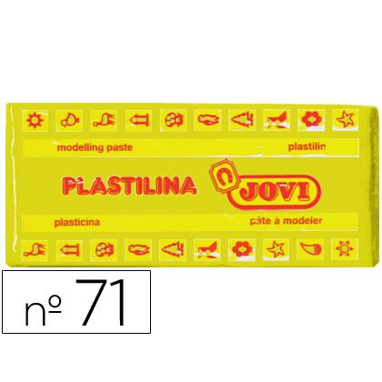 Plastilina Jovi 71 amarillo oscuro