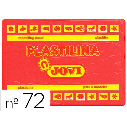 Plastilina Jovi 72 rojo