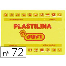 Plastilina Jovi 72 amarillo claro 