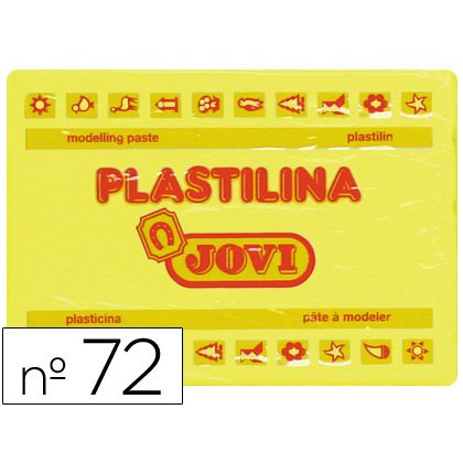 Plastilina Jovi 72 amarillo claro 