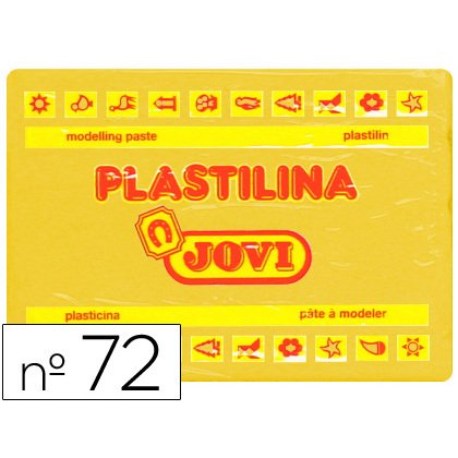 Plastilina Jovi 72 amarillo oscuro