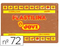 Plastilina jovi 72 marron unidad tamaño grande