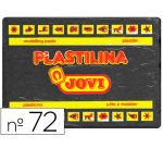 Plastilina jovi 72 negro unidad tamaño grande