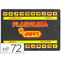 Plastilina jovi 72 negro unidad tamaño grande