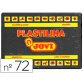 Plastilina jovi 72 negro unidad tamaño grande