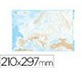 Mapa mudo b/n din a4 europa fisico