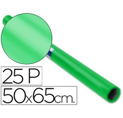 Papel charol rollo 25 hojas de 50x65 cm