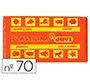 Plastilina jovi 70 naranja unidad tamaño pequeño