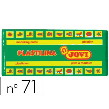 Plastilina jovi 71 verde claro unidad tamaño mediano