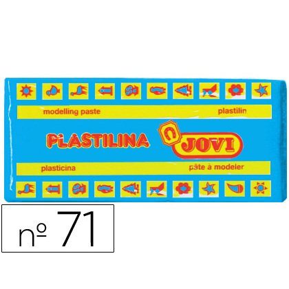 Plastilina Jovi 71 azul claro -unidad