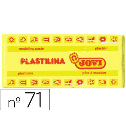 Plastilina Jovi 71 amarillo claro