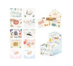 Billetero cierre surtido plata