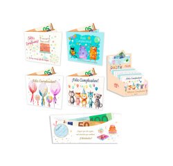 Billetero cumpleaños plata