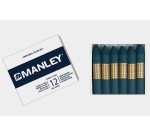 Lapices cera manley unicolor azul turquesa n.16 caja de 12 unidades