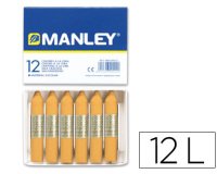 Lapices cera manley unicolor ocre n.26 caja de 12 unidades