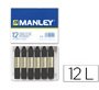 Lapices cera manley unicolor negro n.30 caja de 12 unidades