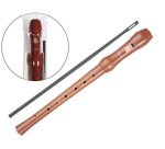 Flauta hohner madera peral lacada 9555 dos piezas en funda transparente