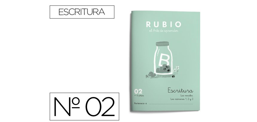 Cuaderno rubio caligrafia nº 02
