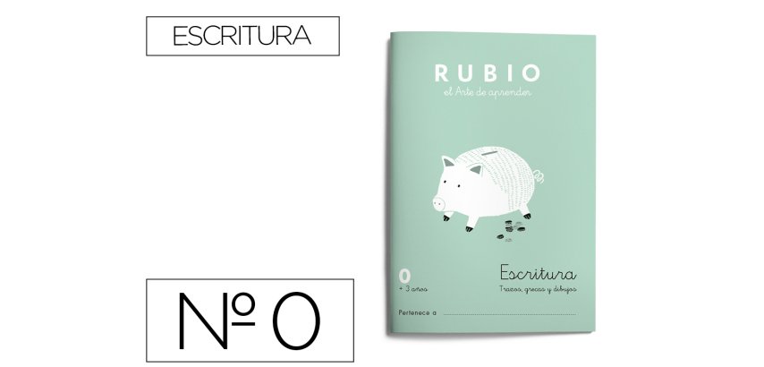 Cuaderno rubio caligrafia nº 0