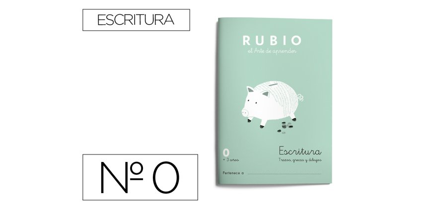 Cuaderno rubio caligrafia nº 0