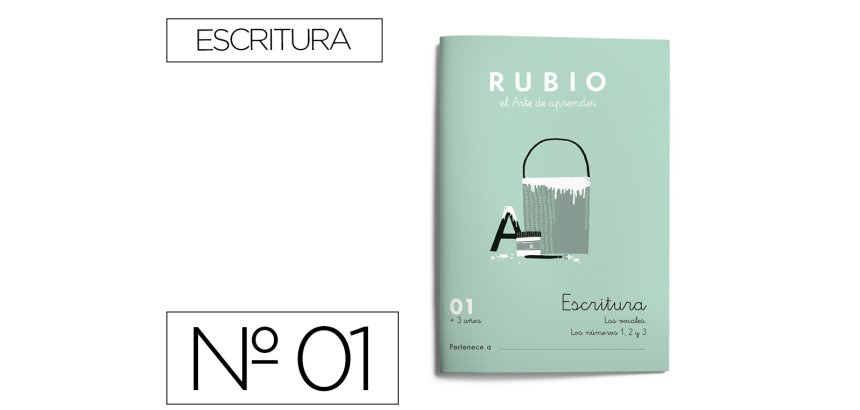 Cuaderno rubio caligrafia nº 01