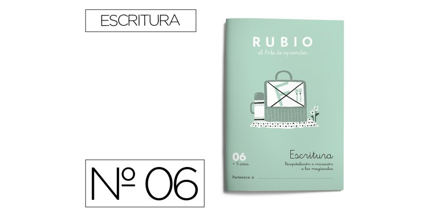 Cuaderno rubio caligrafia nº 06