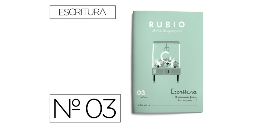 Cuaderno rubio caligrafia nº 03